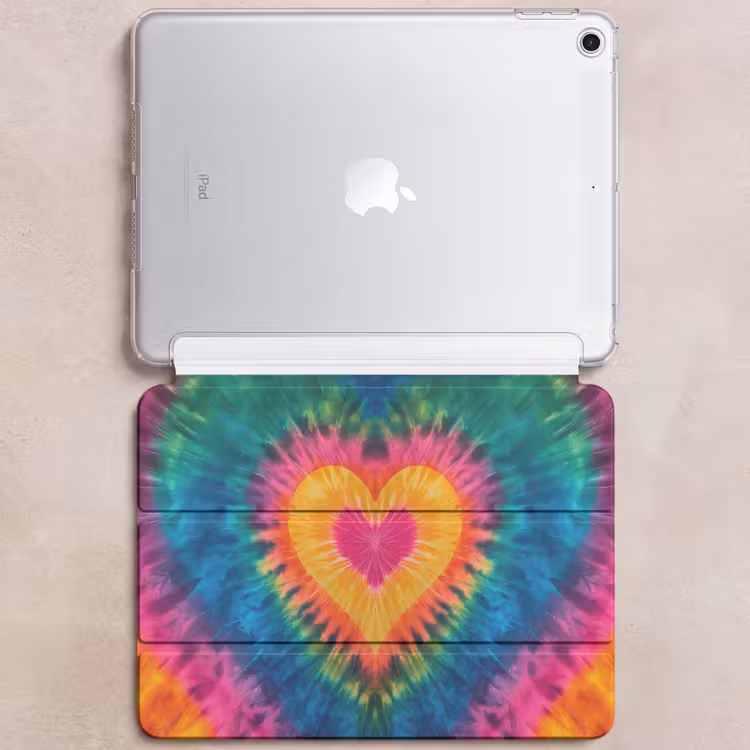 iPad hoes - Hart - Tie Dye - Kleurrijk — 6