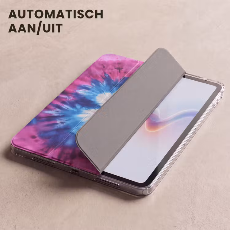 iPad hoes - Hartvormig - Tie dye - Paars — 4