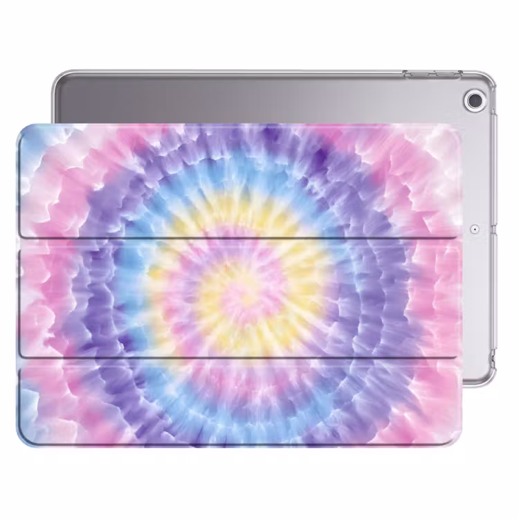 iPad hoes - Spiraal - Tie dye - Pasteltinten — 1