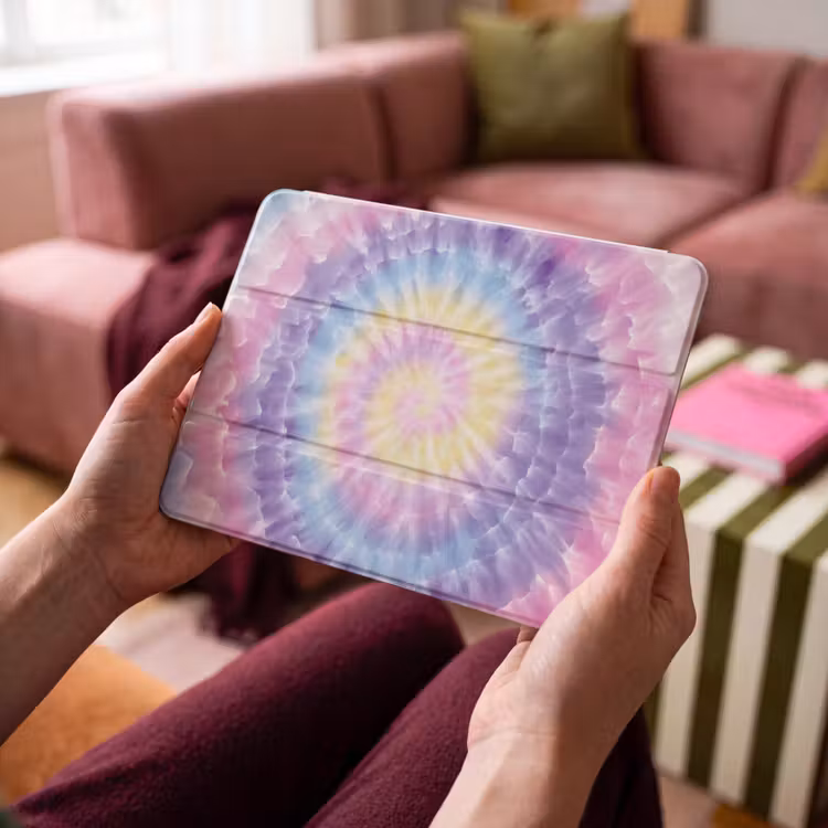 iPad hoes - Spiraal - Tie dye - Pasteltinten — 3