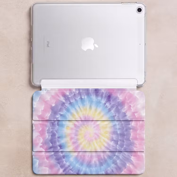 iPad hoes - Spiraal - Tie dye - Pasteltinten — 6
