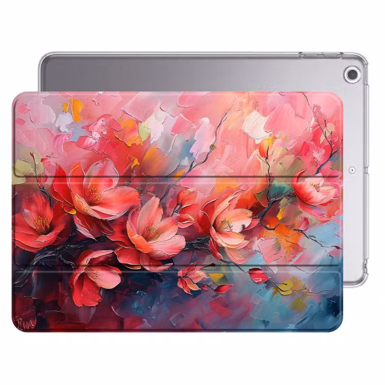 iPad hoes - Bloemen - Roze - Natuur- Kunst - Abstract — 1