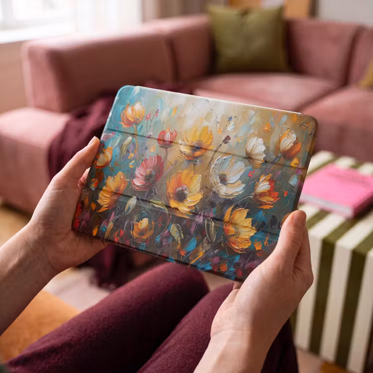 iPad hoes - Bloemen - Verf - Kunst - Modern — 3