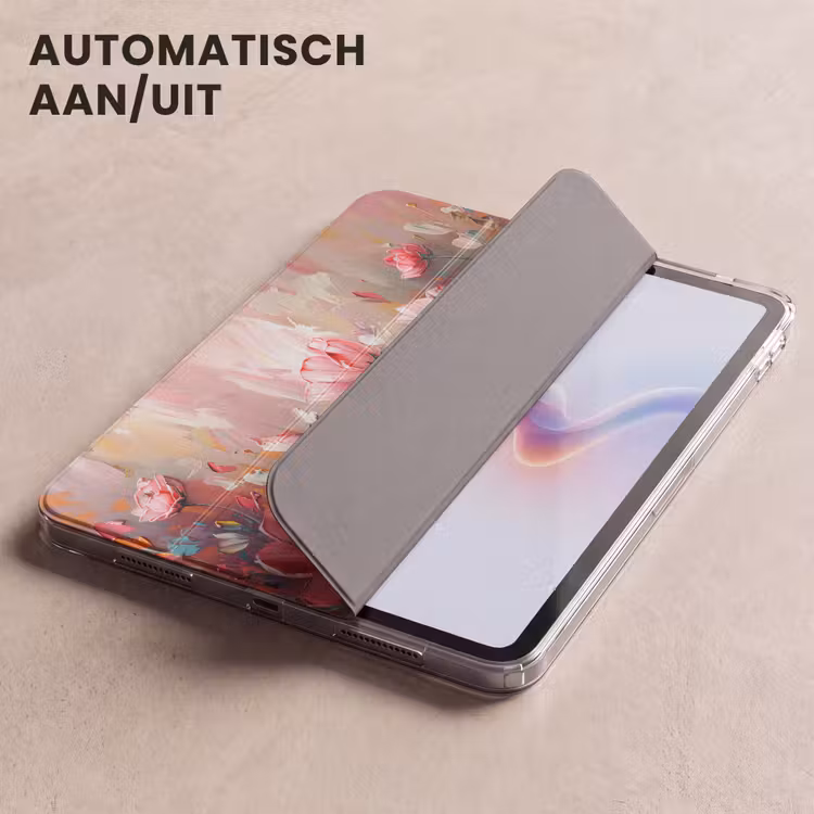 iPad hoes - Klaprozen - Roze - Bloemen - Botanisch - Kunst — 4
