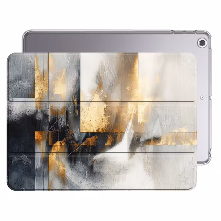 iPad hoes - Kunst - Goud - Zilver - Abstract — 1