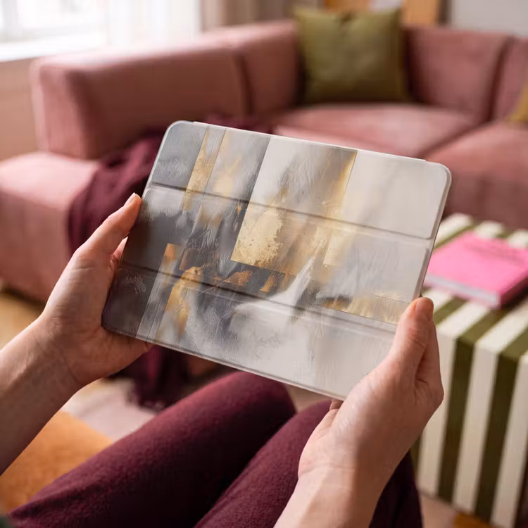 iPad hoes - Kunst - Goud - Zilver - Abstract — 3