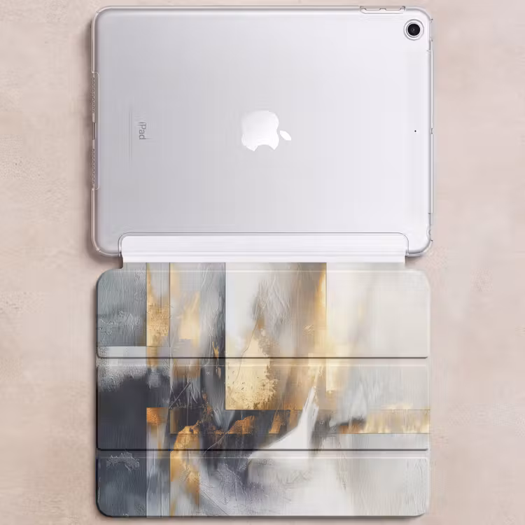 iPad hoes - Kunst - Goud - Zilver - Abstract — 6
