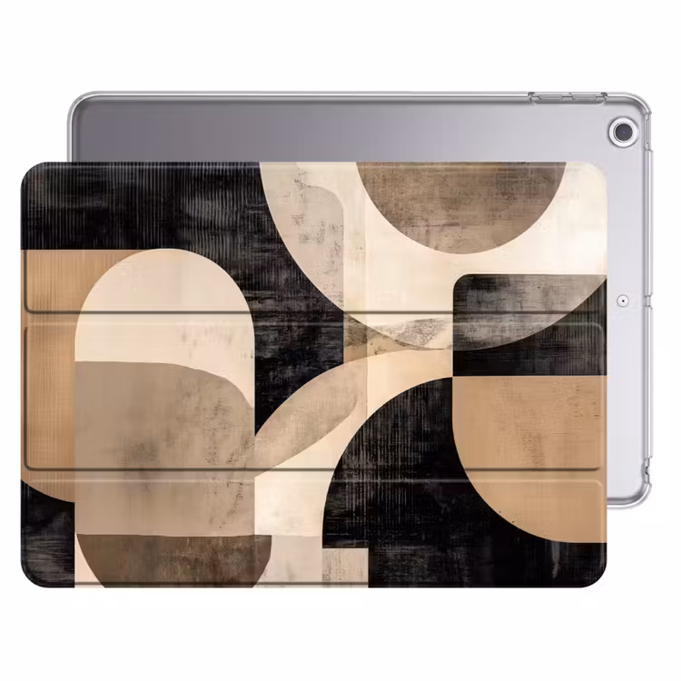 iPad hoes - Abstract - Vormen - Modern - Beige — 1