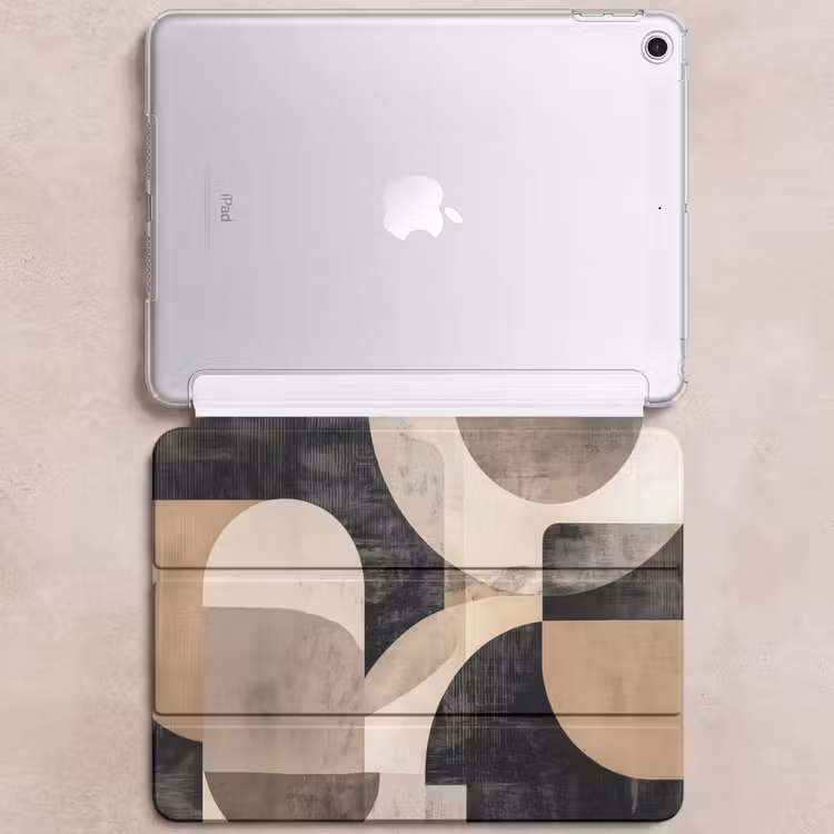 iPad hoes - Abstract - Vormen - Modern - Beige — 6