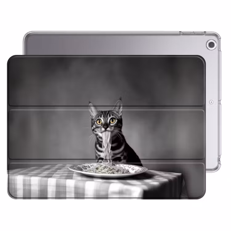 iPad hoes - Bengaal - Kat - Tafelkleed - Zwart - Wit - Dier — 1
