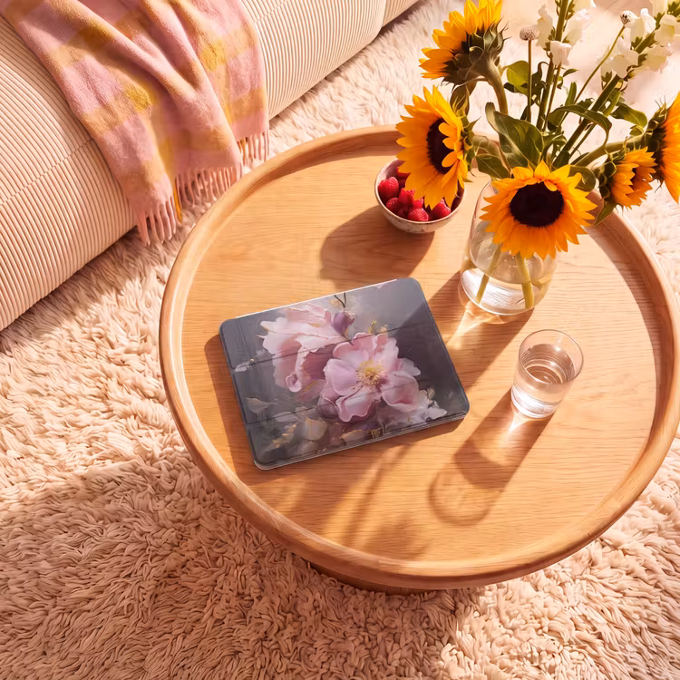 iPad hoes - Bloemen - Roze - Stilleven - Kunst — 2
