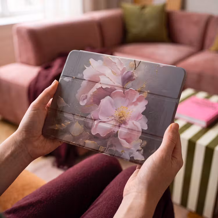 iPad hoes - Bloemen - Roze - Stilleven - Kunst — 3
