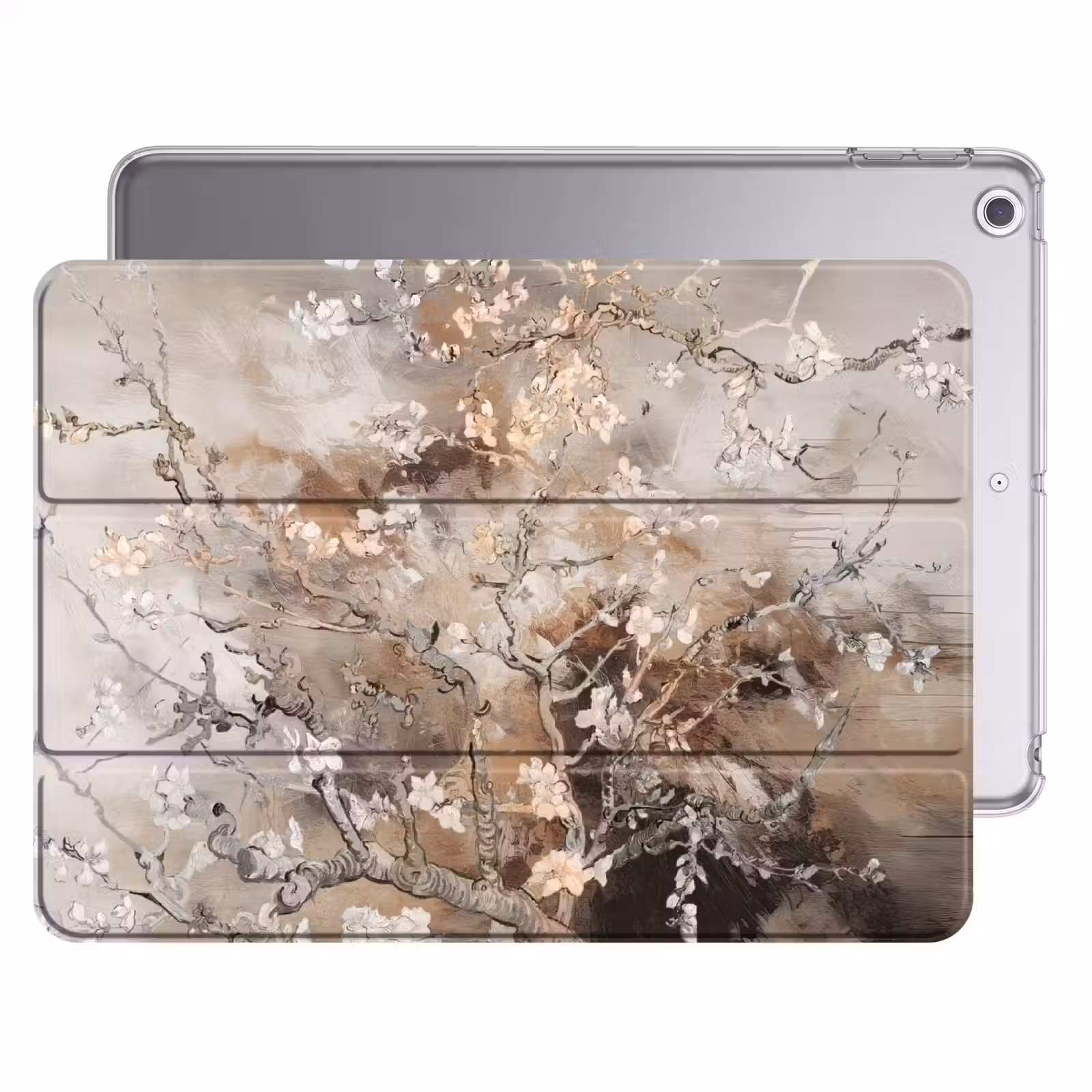 iPad hoes - Amandelbloesem - Kunst - Van Gogh - Beige - Abstract — 1