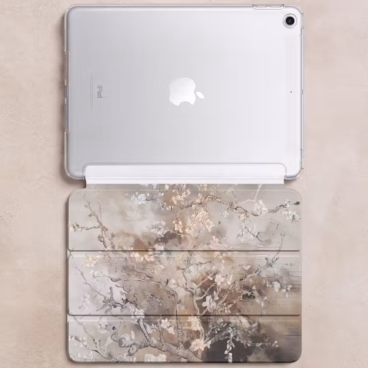 iPad hoes - Amandelbloesem - Kunst - Van Gogh - Beige - Abstract — 6