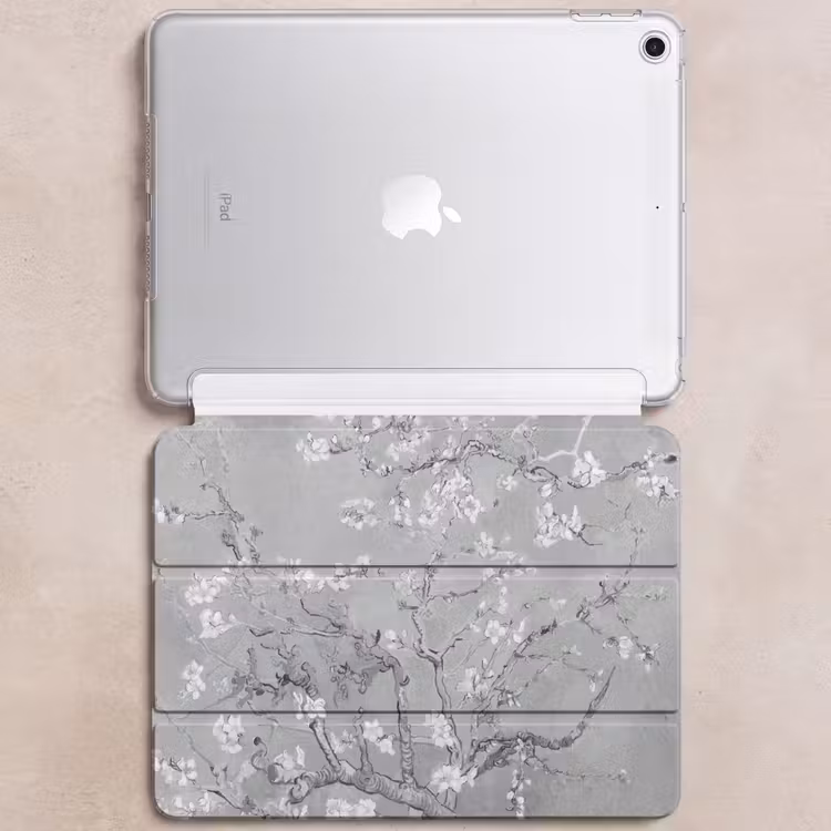 iPad hoes - Amandelbloesem - Kunst - Van Gogh - Grijs — 6
