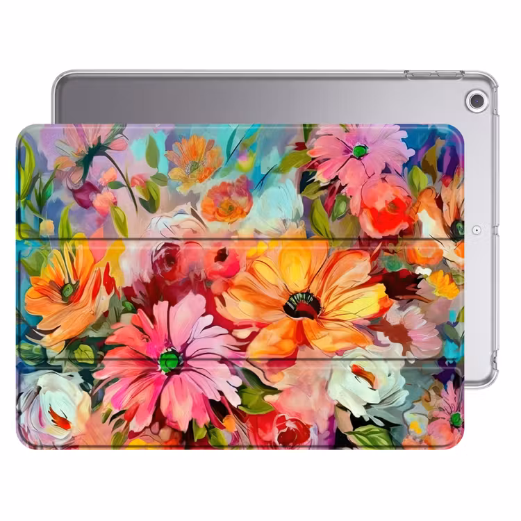 iPad hoes - Bloemen - Kleurrijk - Kunst - Olieverf — 1