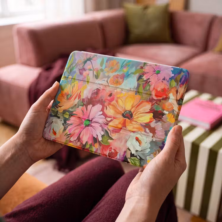 iPad hoes - Bloemen - Kleurrijk - Kunst - Olieverf — 3