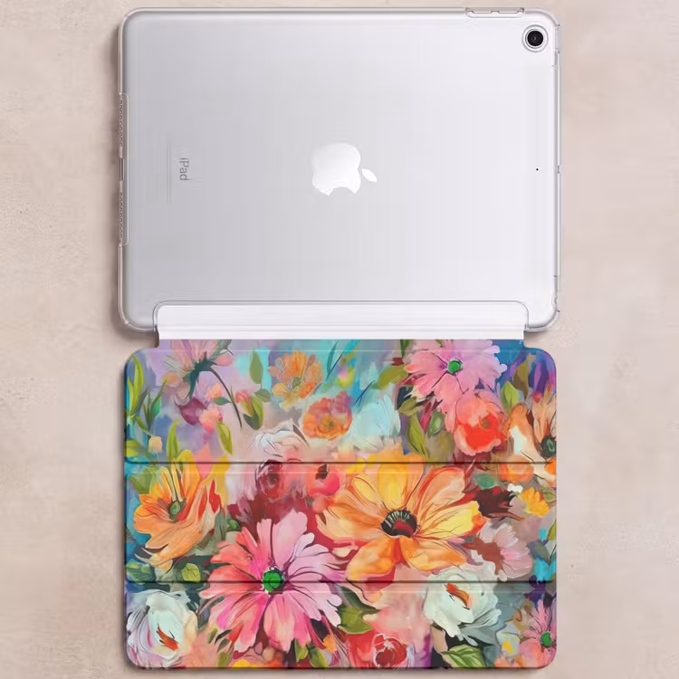iPad hoes - Bloemen - Kleurrijk - Kunst - Olieverf — 6