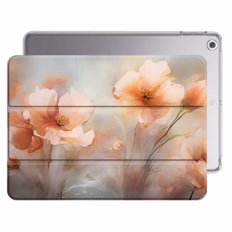 iPad hoes - Bloemen - Pastel - Kunst - Klaprozen - Watercolor — 1