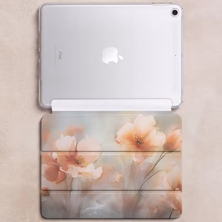 iPad hoes - Bloemen - Pastel - Kunst - Klaprozen - Watercolor — 6