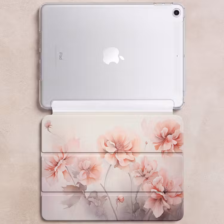 iPad hoes - Bloemen - Roze - Kunst - Abstract - Aquarel — 6