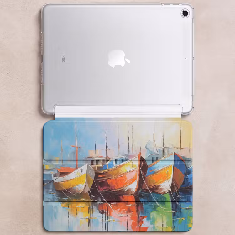 iPad hoes - Boten - Kunst - Kleuren - Schilderij — 6