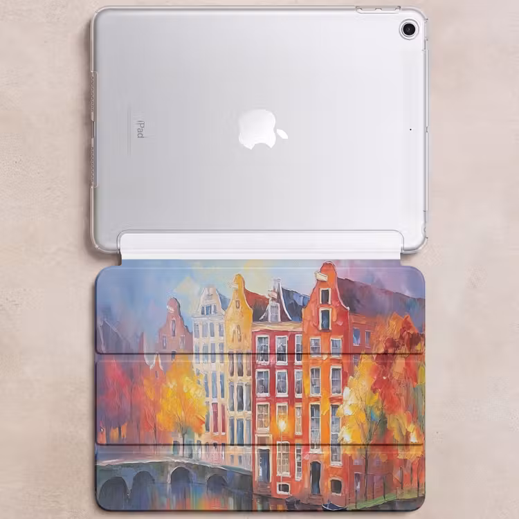 iPad hoes - Grachtenpanden - Kunst - Schilderij - Amsterdam — 6