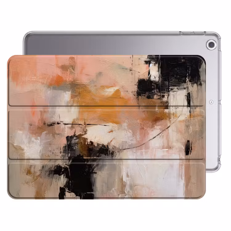 iPad hoes - Kunst - Abstract - Beige - Verf — 1