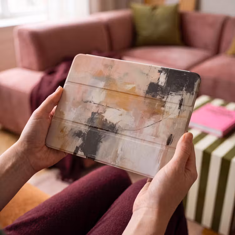 iPad hoes - Kunst - Abstract - Beige - Verf — 3