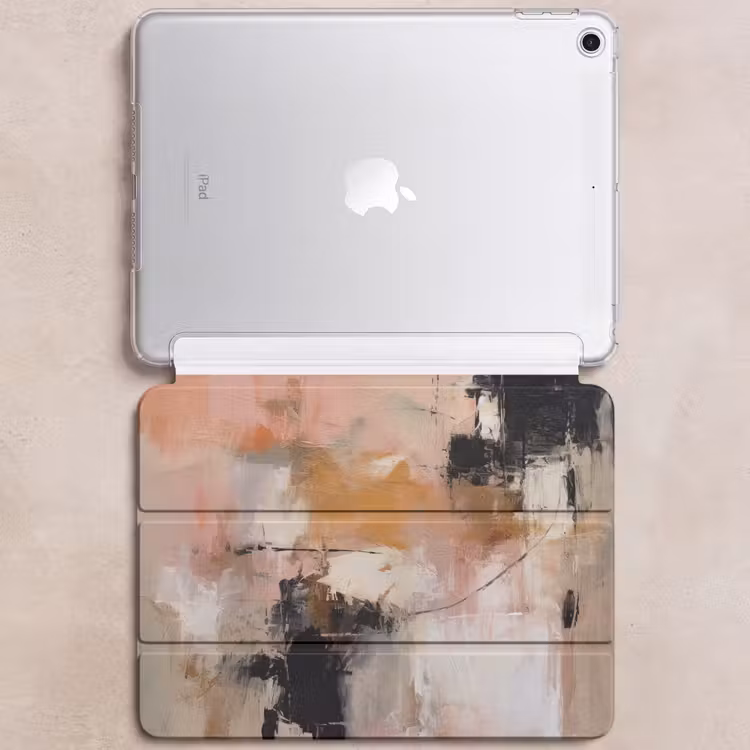iPad hoes - Kunst - Abstract - Beige - Verf — 6