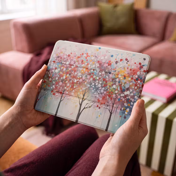 iPad hoes - Kunst - Bomen - Natuur - Acryl — 3