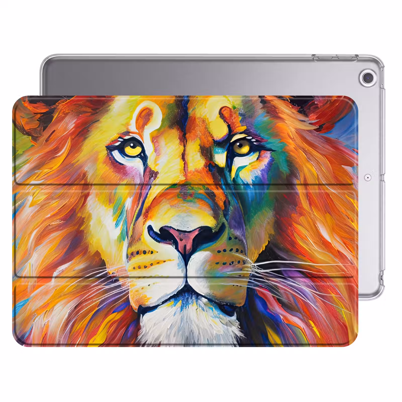 iPad hoes - Leeuw - Olieverf - Kunst - Dieren — 1