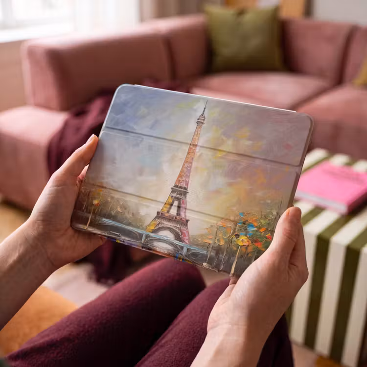 iPad hoes - Eiffeltoren - Schilderij - Olieverf - Parijs — 3