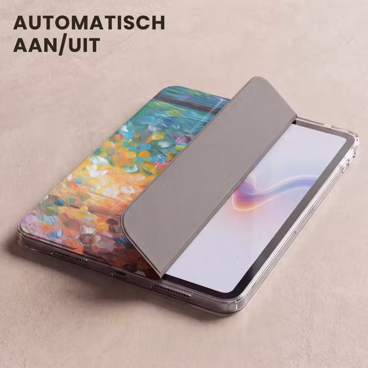 iPad hoes - Kleurrijk - Olieverf - Water - Boot — 4