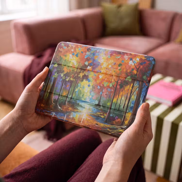 iPad hoes - Landschap - Bos - Kleuren - Natuur — 3