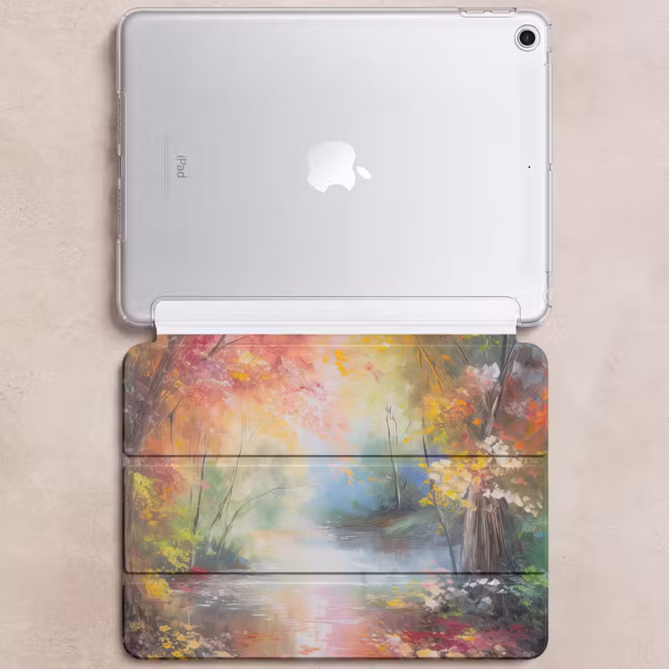 iPad hoes - Landschap - Olieverf - Kleurrijk - Natuur — 6