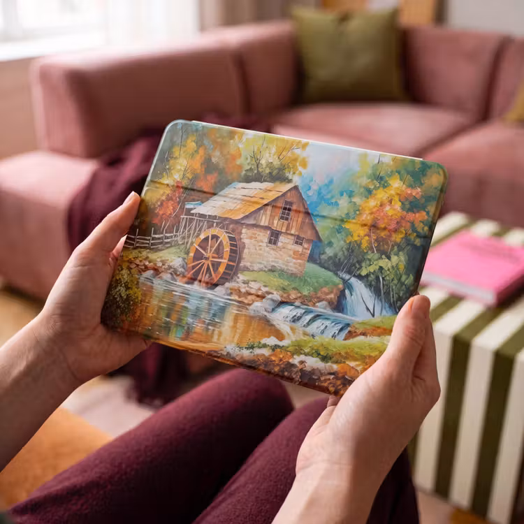 iPad hoes - Landschap - Schilderij - Huis - Kunst - Herfst — 3