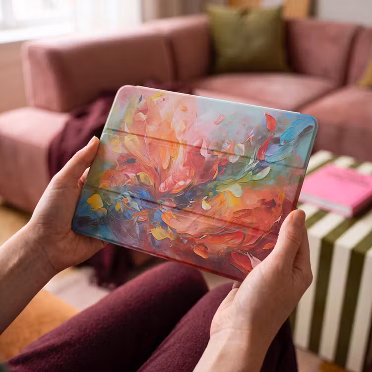iPad hoes - Olieverf - Kunst - Abstract - Kleurrijk — 3