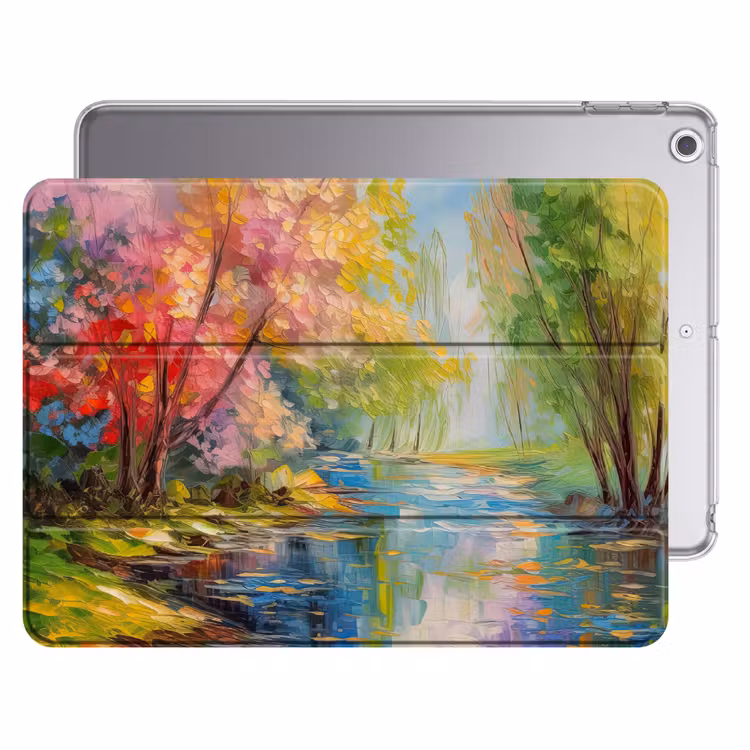 iPad hoes - Olieverf - Landschap - Natuur - Kleurrijk — 1
