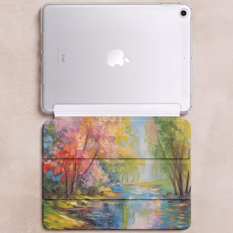 iPad hoes - Olieverf - Landschap - Natuur - Kleurrijk — 6