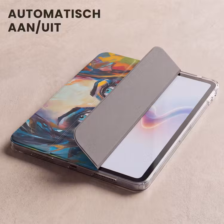 iPad hoes - Gezicht - Vrouw - Olieverf - Kleurrijk - Kunst — 4