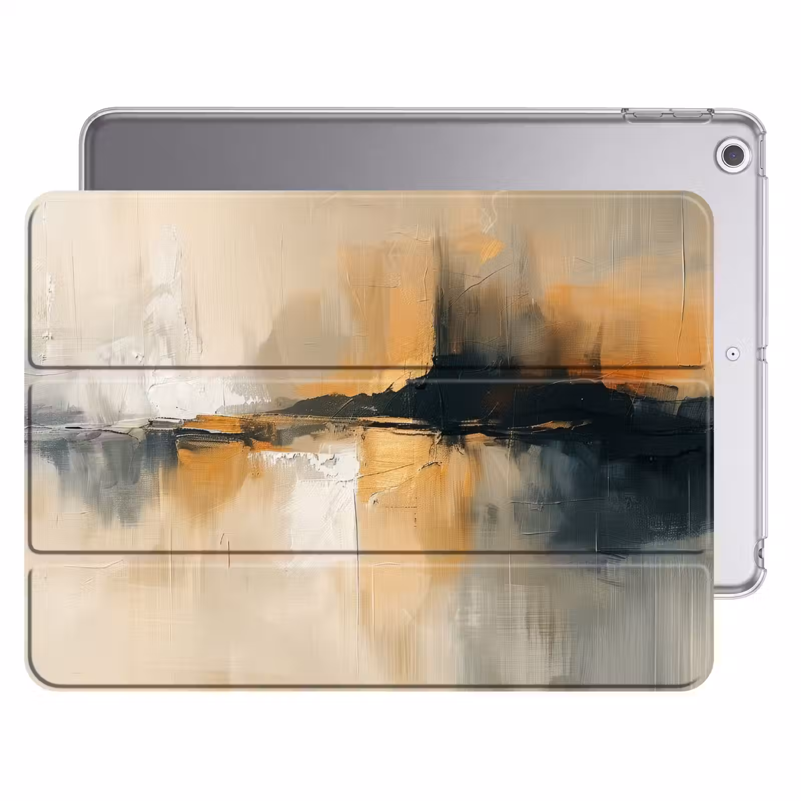 iPad hoes - Modern - Abstract - Goud - Zwart — 1