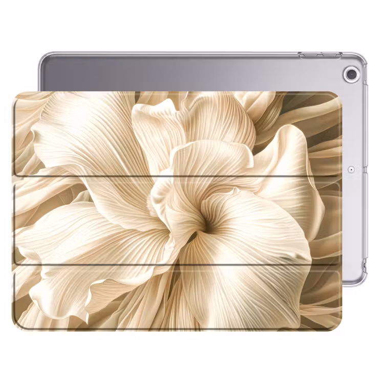 iPad hoes - Abstract - Beige - Bloemen - Natuur — 1