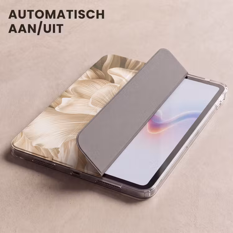iPad hoes - Abstract - Beige - Bloemen - Natuur — 4