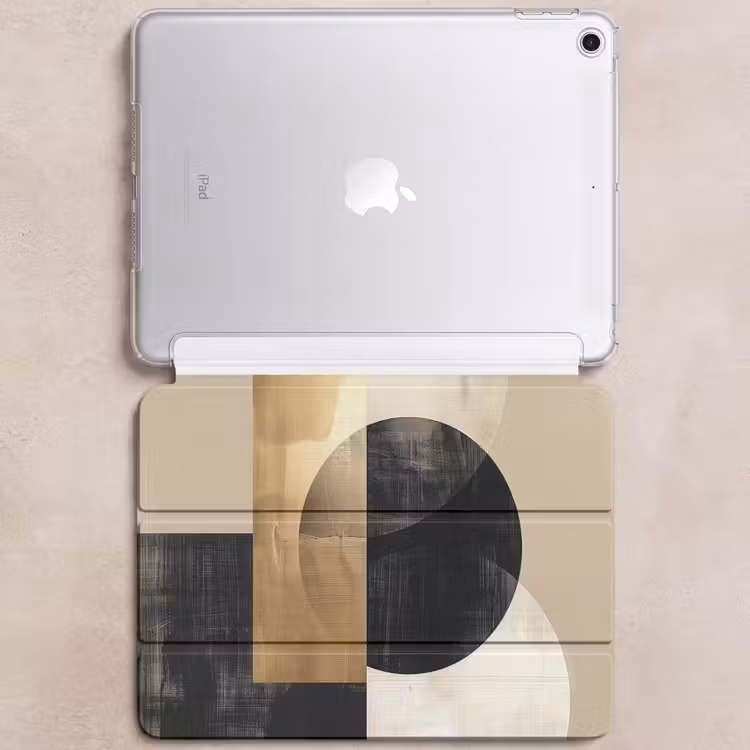 iPad hoes - Abstract - Modern - Zwart - Goud — 6