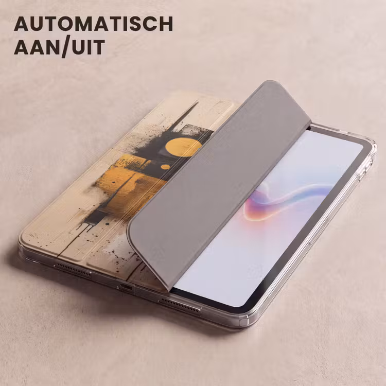iPad hoes - Abstract - Zwart - Goud - Modern — 4