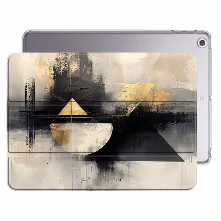 iPad hoes - Abstract - Zwart - Verf - Modern — 1