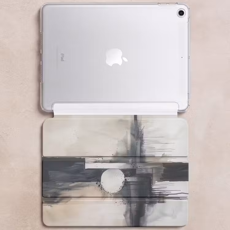 iPad hoes - Abstract - Zwart wit - Verf - Modern — 6