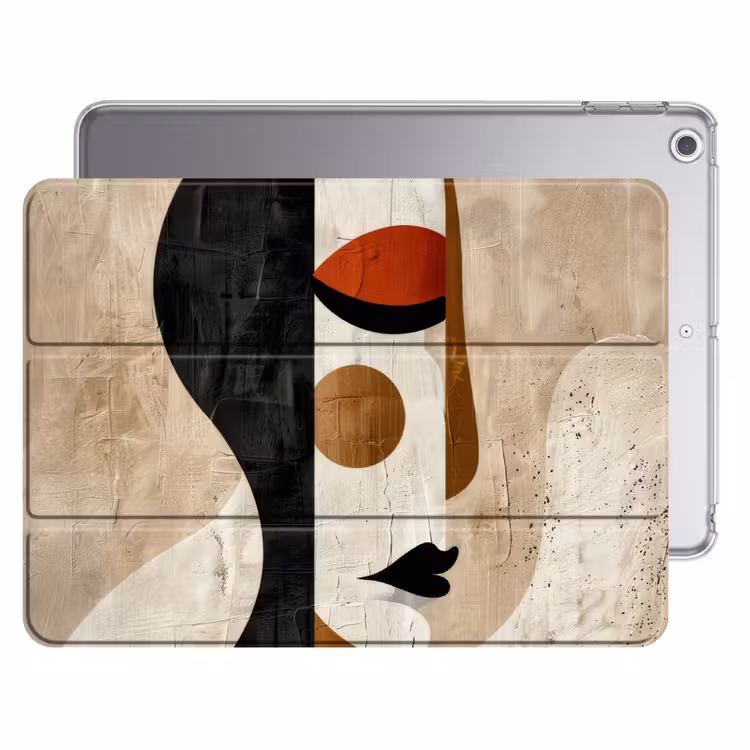 iPad hoes - Gezicht - Abstract - Kunst - Vormen — 1