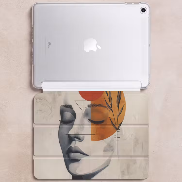 iPad hoes - Gezicht - Cirkels - Kunst - Modern — 6